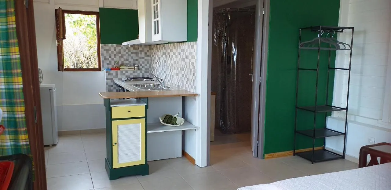 Dağ evi Bungalow Ti Bois Belle Languette Martinik
